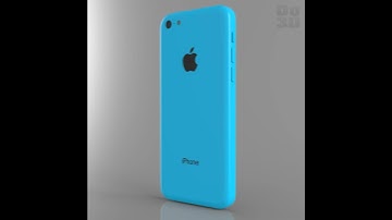 iPhone 5C 3D model from CGTrader.com