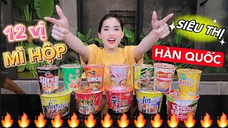 [Review] 12 LOẠI MÌ TÔM HỘP HÀN QUỐC CỰC HOT Ở SIÊU THỊ!