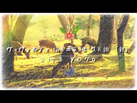 ヴィヴァルディ バイオリン 協奏曲集《四季》より「秋」 第三楽章