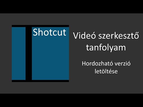 Shotcut hordozható verzió