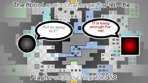 The Worlds Hardest Game Editor: (Abho levels challenge #1) Custom Level - Rex