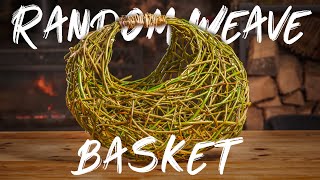 Open weave basket tutorial | Harvest basket diy | willow basket weaving for beginners