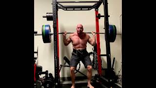 475x4 High Bar Squat @ Age 49!