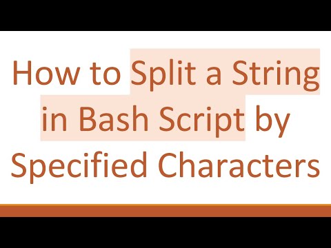 How to Split