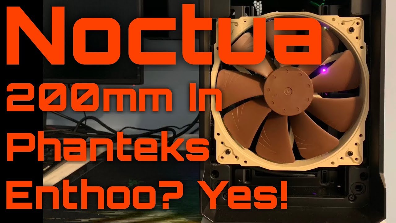 Noctua NFA20 200mm Fan In Phanteks Enthoo Evolv Mini ITX Case Custom