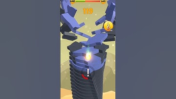 Stack ball 3d crash platform Level 648 #gaming #stackball #stackball3dgameplay #shortsviral #shorts