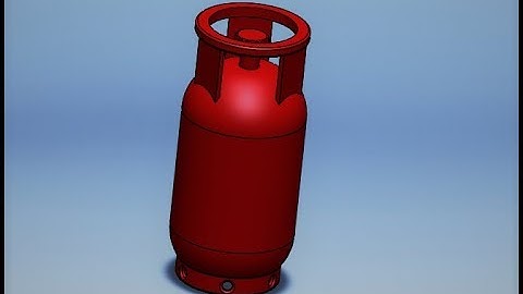 HOW TO DRAW GAS CYLINDER ON SOLIDWORKS
