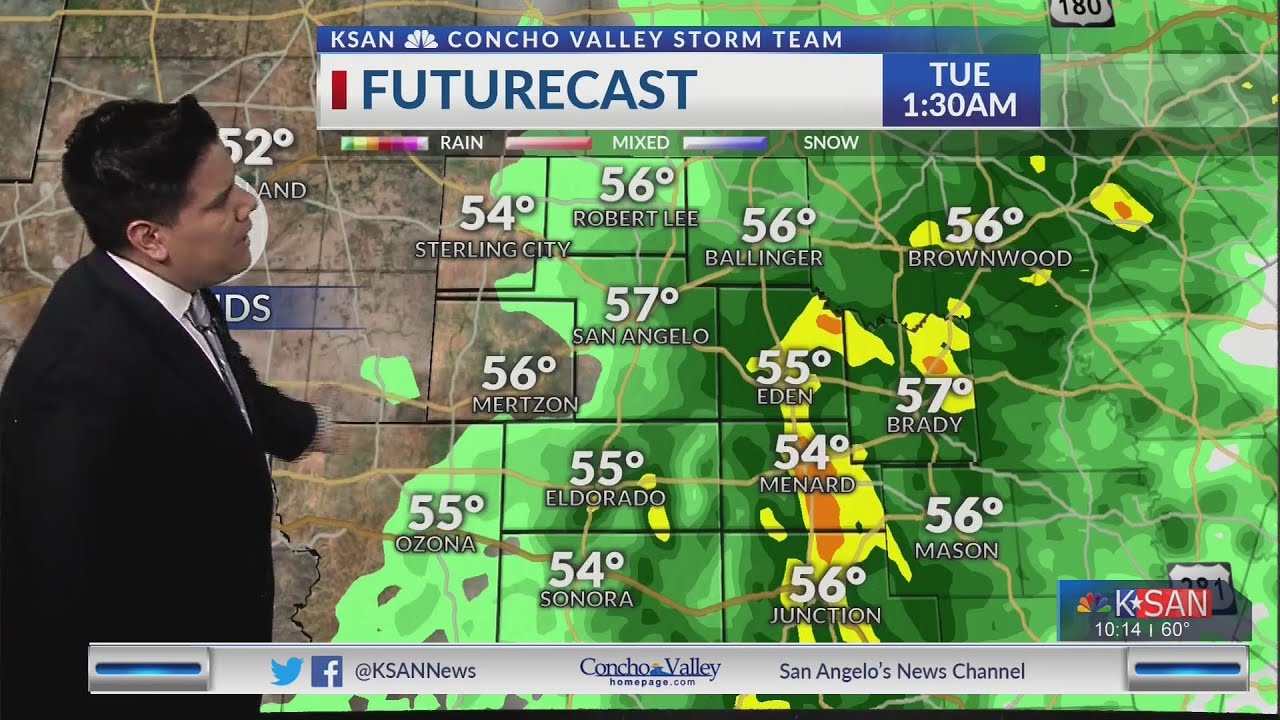 KSAN Storm Team daily forecast update - Monday January 27, 2020 - YouTube