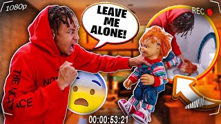 HAUNTED CHUCKY DOLL PRANK ON BOYFRIEND!!!