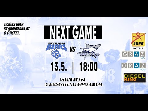 BearsTV AFL Football Live | GBG Graz Styrian Bears vs. Steelsharks Traun 🏈