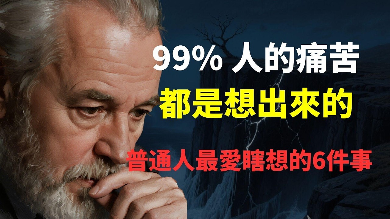 99%的人正被這6個致命幻象吸乾能量！大多數痛苦純屬瞎想，揭開讓你痛不欲生的潛意識黑洞。附上1秒截斷焦慮的心理學自救指南