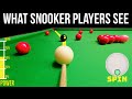 Snooker aiming what to look at on a 100 break