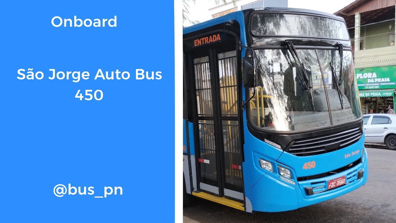 [Onboard] São Jorge Auto Bus - 450 / OF-1721 Bluetec 5 | @bus_pn - YouTube