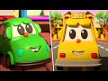 All Aboard The School Bus with Hector The Tractor Car Cartoon