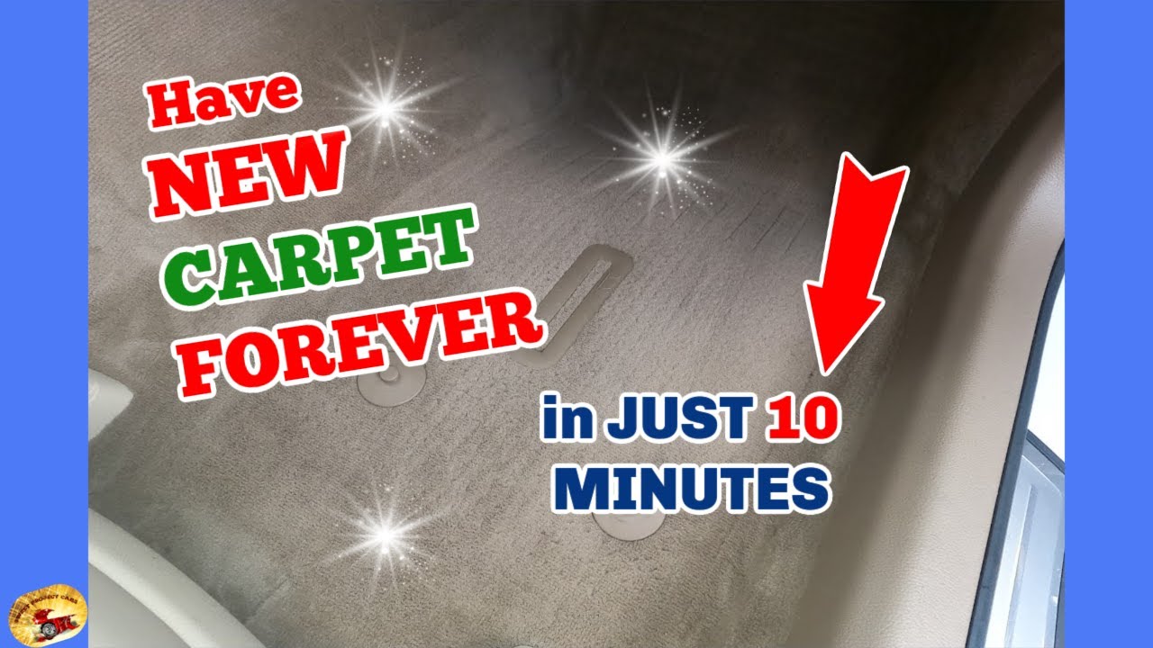 KEEP Your CARPET Looking BRAND NEW FOREVER in Just 10 minutes...THIS