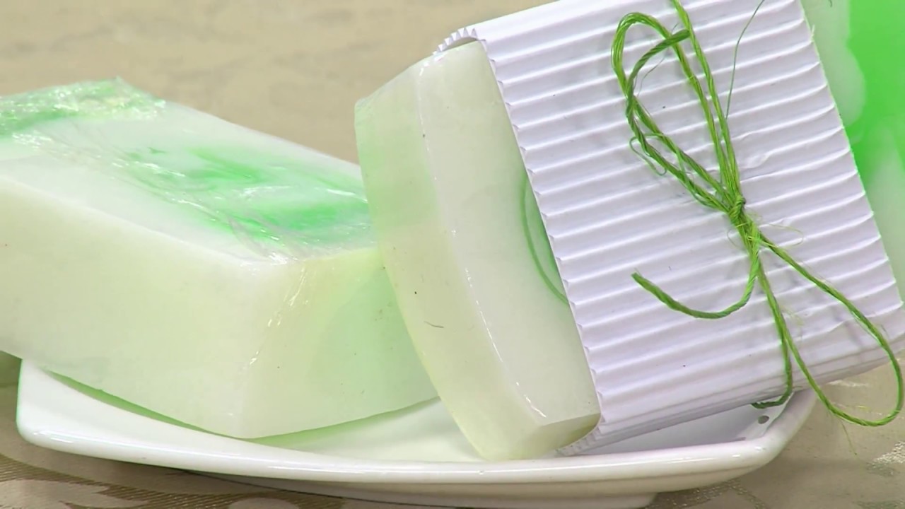 jabon artesanal de pepino