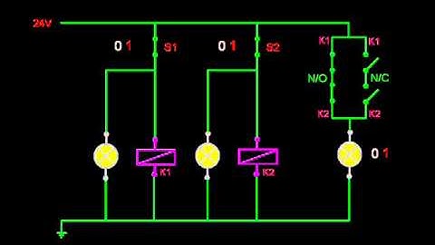 EX NOR GATE WITH RELAY LOGIC