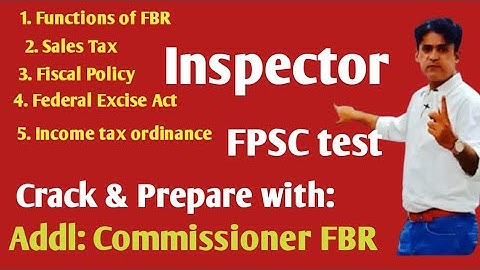 Crack and Prepare for Inspector FPSC with Addl: Commissioner CSP IRS FBR | ONE chance | How? Tricks?