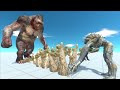 Battle 4 levels of Scourge - Animal Revolt Battle Simulator
