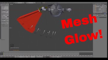 Blender 3D - Mesh Sword Glow - Auto Rig Tutorial (EASY!)