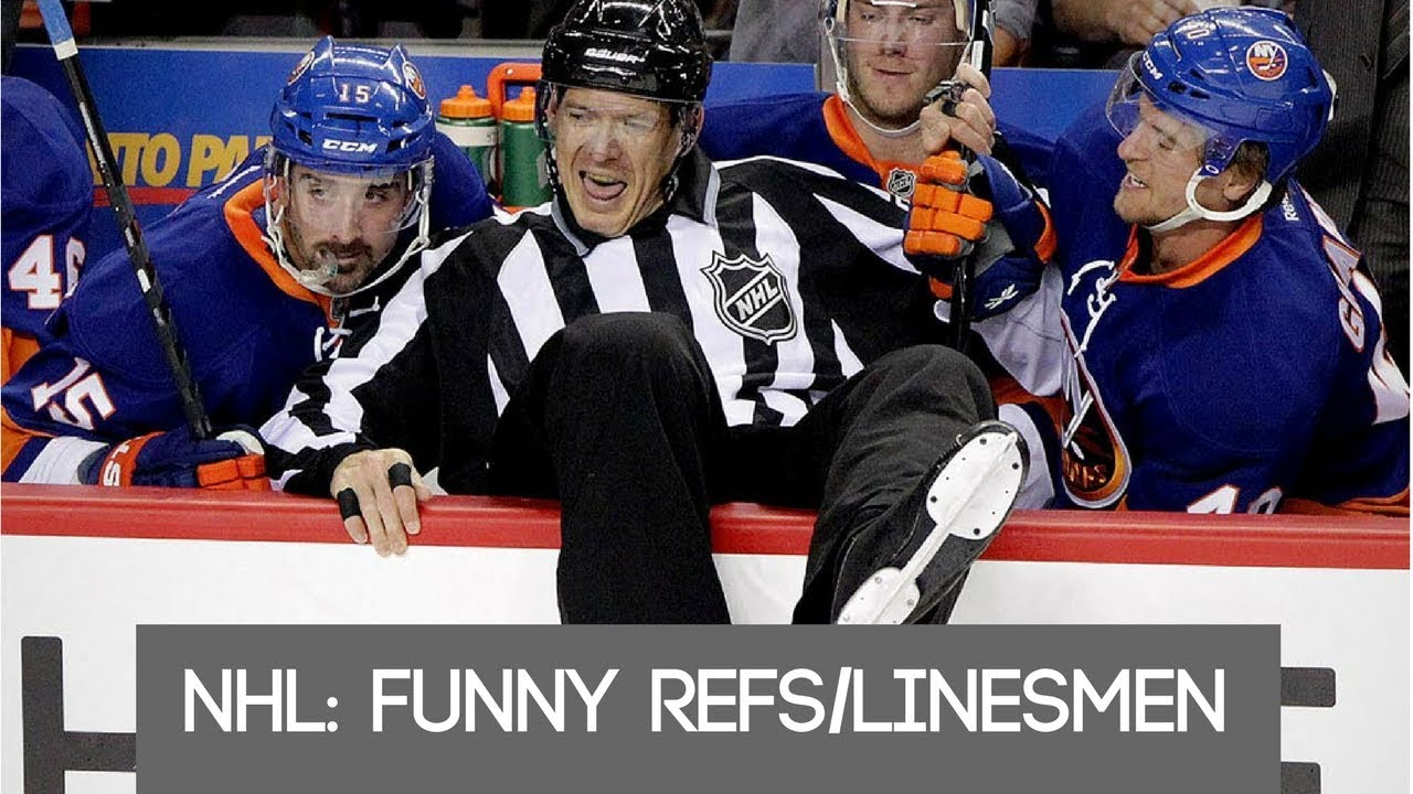 nhl referee bloopers