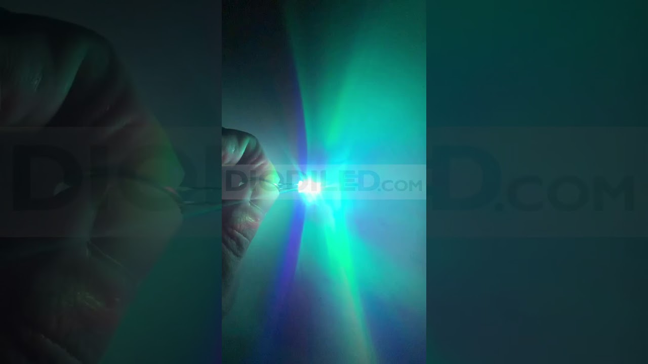 Stop Golf 6 Led 50 LED RGB 5mm A Cambio Colore Automatico Lento - Ultra Luminosi Per Modellismo RC, Auto, Progetti Elettronici LED RGB Slow Change Per Progetti Elettronici - Foto 2