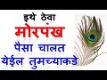 इथे ठेवा मोरपंख - पैसा चालत येईल तुमच्याकडे | मोरपंखाचे फायदे Peacock Feathers Benefits