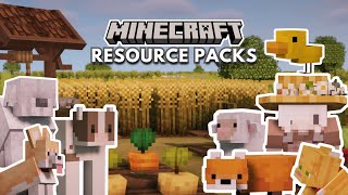 13 Cottagecore Resource Packs for your MINECRAFT FARM! 🍓🐮【Minecraft Java 1.19 +】