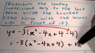 Converting to Vertex Form by Partial Factoring; Fractions