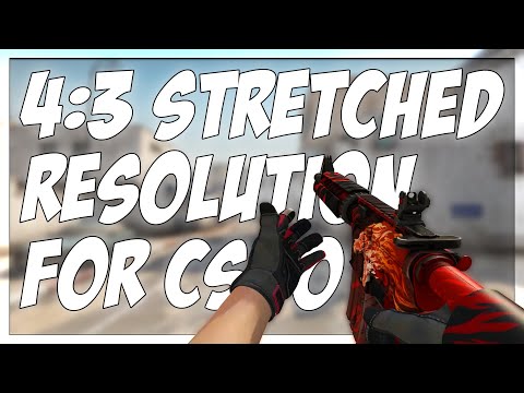 HOW TO PLAY CSGO IN 4:3 STRETCHED RESOLUTION!!