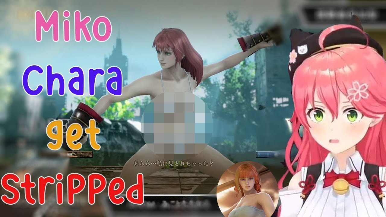 Miko Character get Stripped and it's really YABAI in Soulcalibur VI