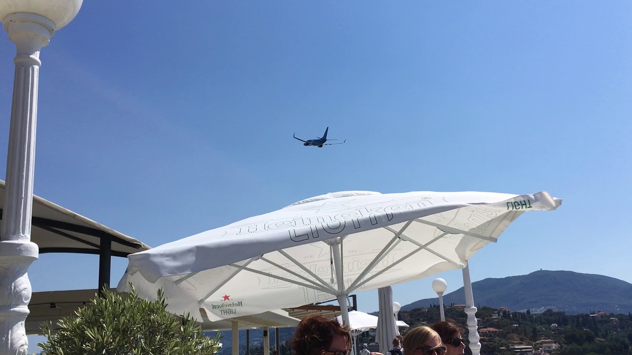 Take off from Corfu runway 35