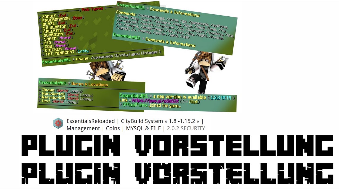 Citybuild System Plugin Vorstellung ! Deutsch !