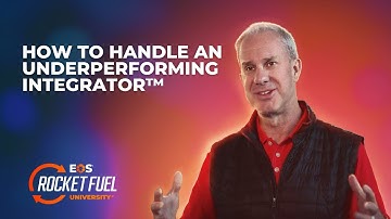 How to Handle an Underperforming Integrator™