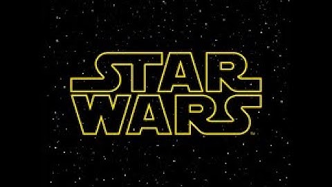 Star Wars Title Sequence _Introduction To 3D_Brief 1.3(Compositing)