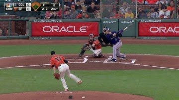 COL@SF: Hudson fans Tulo to end the frame