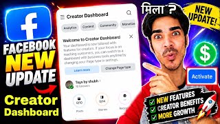Welcome to Creator Dashboard Facebook | Learn More Facebook | Change Page type Facebook