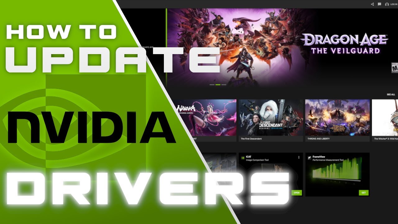 How to Update Your NVIDIA Graphics Drivers Quick Tutorial 2025 - YouTube