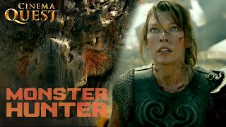 Monster Hunter | The Final Battle With The Rathalos (ft. Milla Jovovich) | Cinema Quest