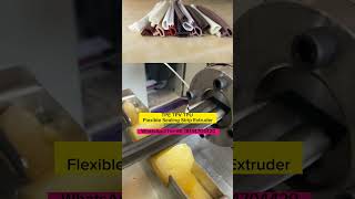 TPE TPV TPU soft strip extrusion line, makes molding easier #extruder #TPV #extruder