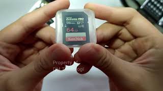 Memory SDXC Sandisk Extreme Pro 64 GB | Unboxing | DM Teknologi | Mei 2021