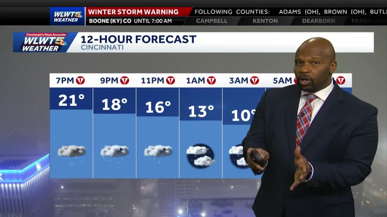 Dangerous Cold Arrives After Snow In Cincinnati - YouTube