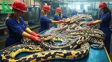 Inside the World’s Largest Python Farm - The Shocking Profits from Meat and Skin