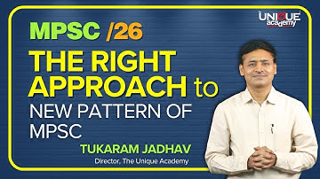 MPSC 2026 | English Medium | THE RIGHT APPROACH TO NEW PATTERN OF MPSC | TUKARAM JADHAV