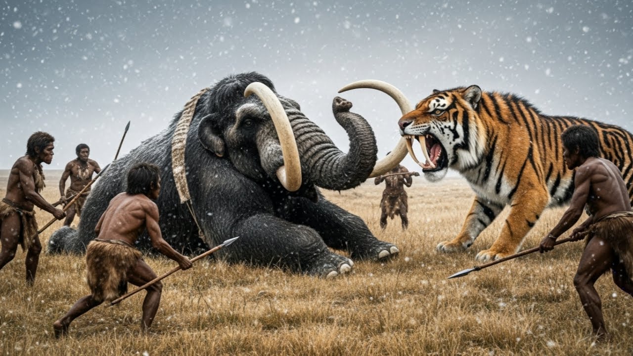 Life Million Years Ago | Ancient Burial Rituals and Epic Survival Against Ice Age Predators