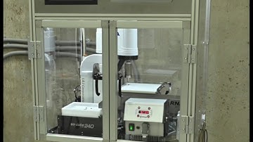 Application - Asyril - Aiden demonstrator with Asycube 240 and IAI Robot