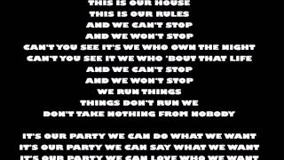 Lyrics - We Can&#39;t Stop by Miley Cyrus