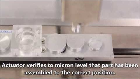 SMAC VCA(Voice Coil Actuator), VCM(Voice Coil Motor) --- High Speed PICK & PLACE -- Assembly Demo