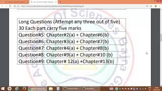 New Paper Scheme 2019 Math Fsc And Ics Part 1 And Part 2 Math Seekho