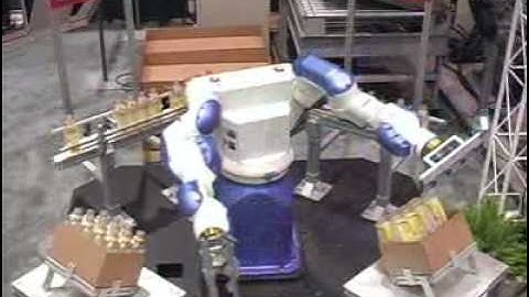 Motoman DA20 Robot Bottle Packing